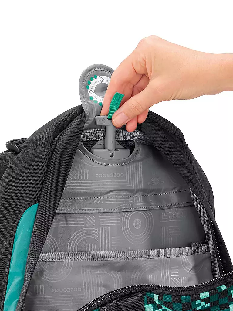 COOCAZOO | Zaino scolastico MATE Pixel Box | Nero