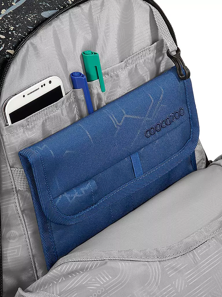 COOCAZOO | Zaino scolastico MATE REFLECTIVE SPLAS | Nero