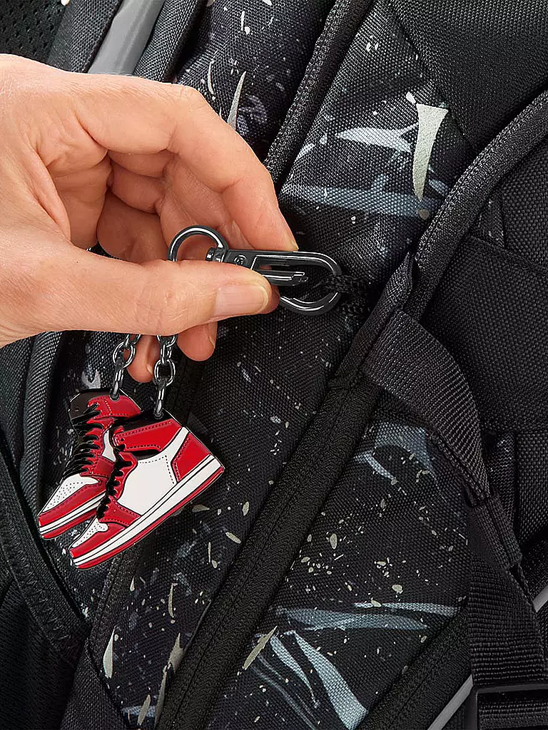 COOCAZOO | Zaino scolastico MATE REFLECTIVE SPLAS | Nero