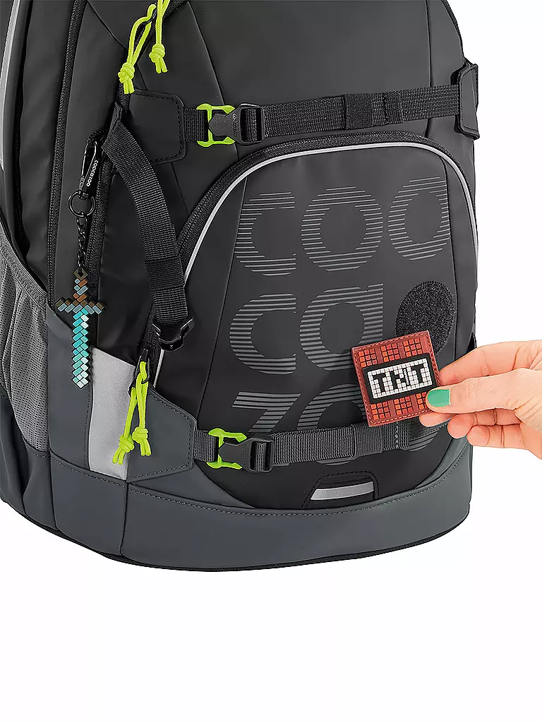 COOCAZOO | Zaino scolastico MATE Trap Black Thunder |