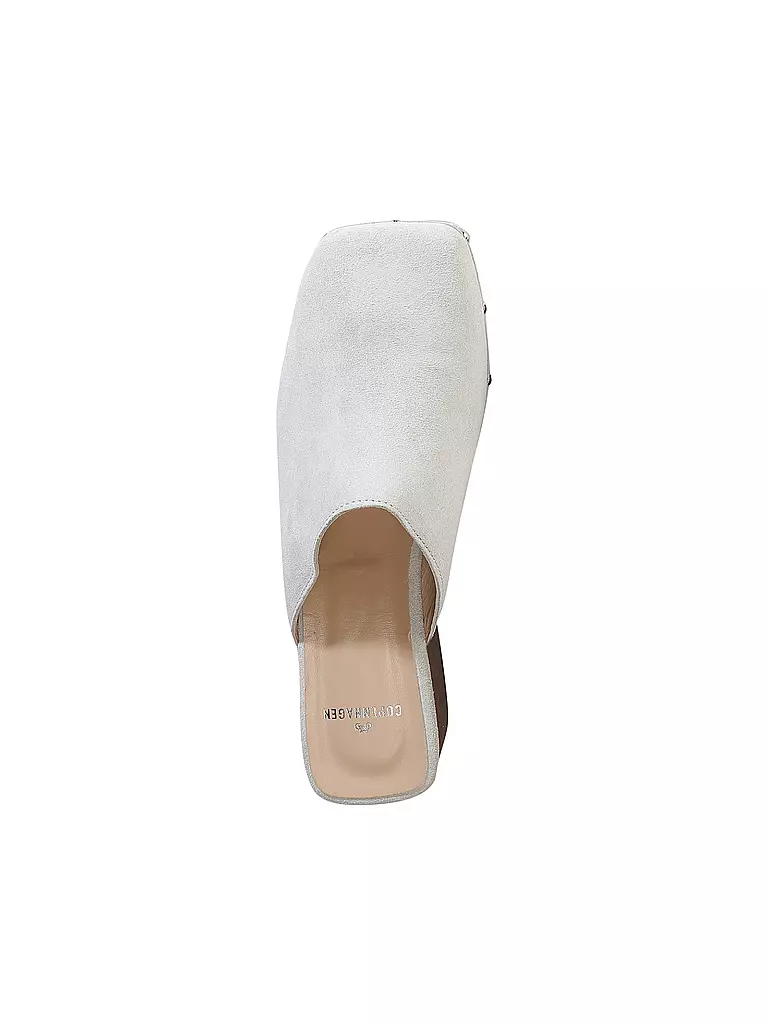 COPENHAGEN | Pantoletten - Clogs SUEDE | Crema