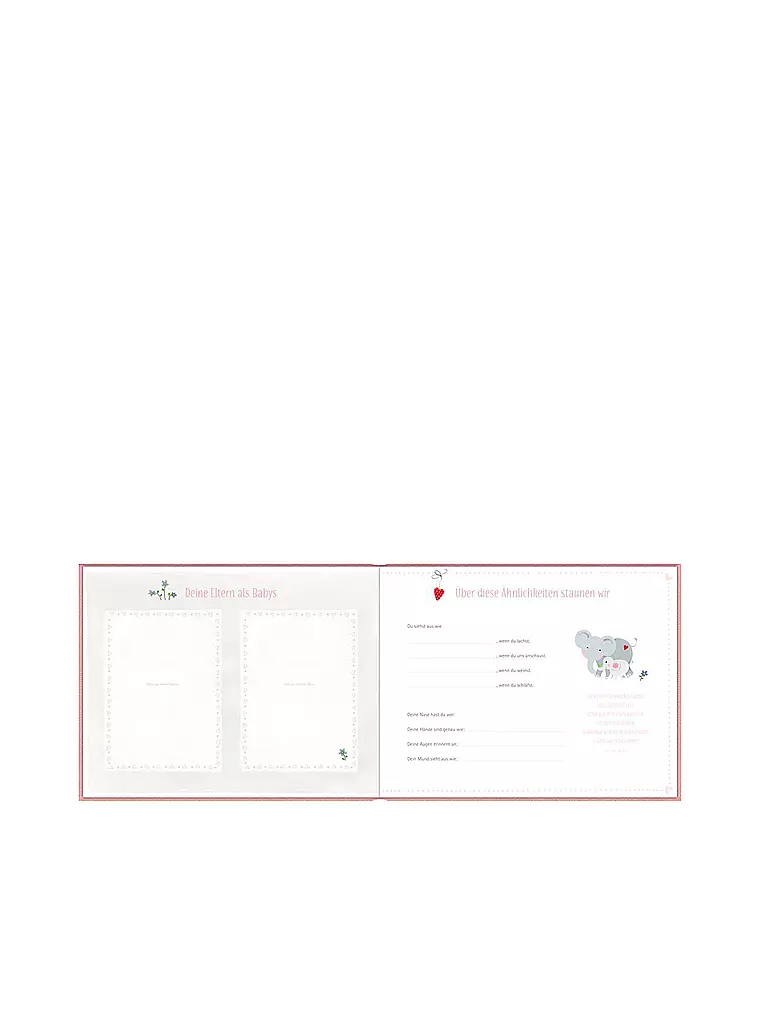 COPPENRATH VERLAG | Babyalbum - Benvenuto (Rosa) | Senza colore
