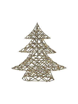 COUNTRYFIELD | Statua decorativa - Albero di Natale a LED DAMI Small 30cm oro