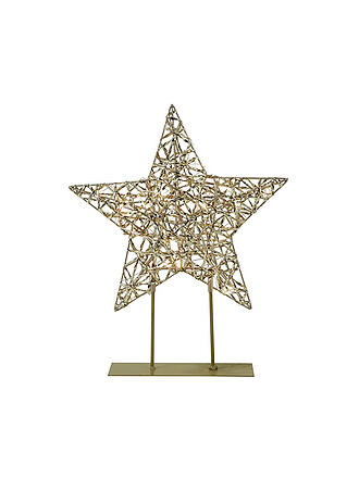 COUNTRYFIELD | Figura decorativa - Stella LED con base piccola 30cm DANY oro
