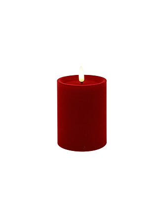 COUNTRYFIELD | Candela LED VELVET Media 7,5x10cm Rossa