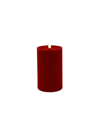 COUNTRYFIELD | Candela LED VELVET Grande 7,5x12,5cm Rossa