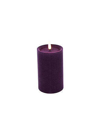 COUNTRYFIELD | Candela LED VELLUTO Grande 7,5x12,5cm Viola