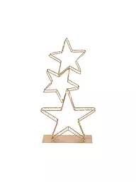 COUNTRYFIELD | Stella di Natale a LED 23x8x45cm 3x Gena Small Oro | Oro