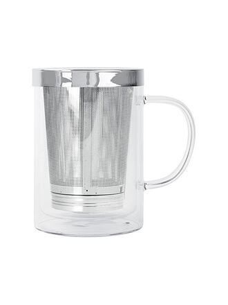 CRISTEL FRANCE | Tazza da tè VERBENA 0,4l vetro/acciaio inox