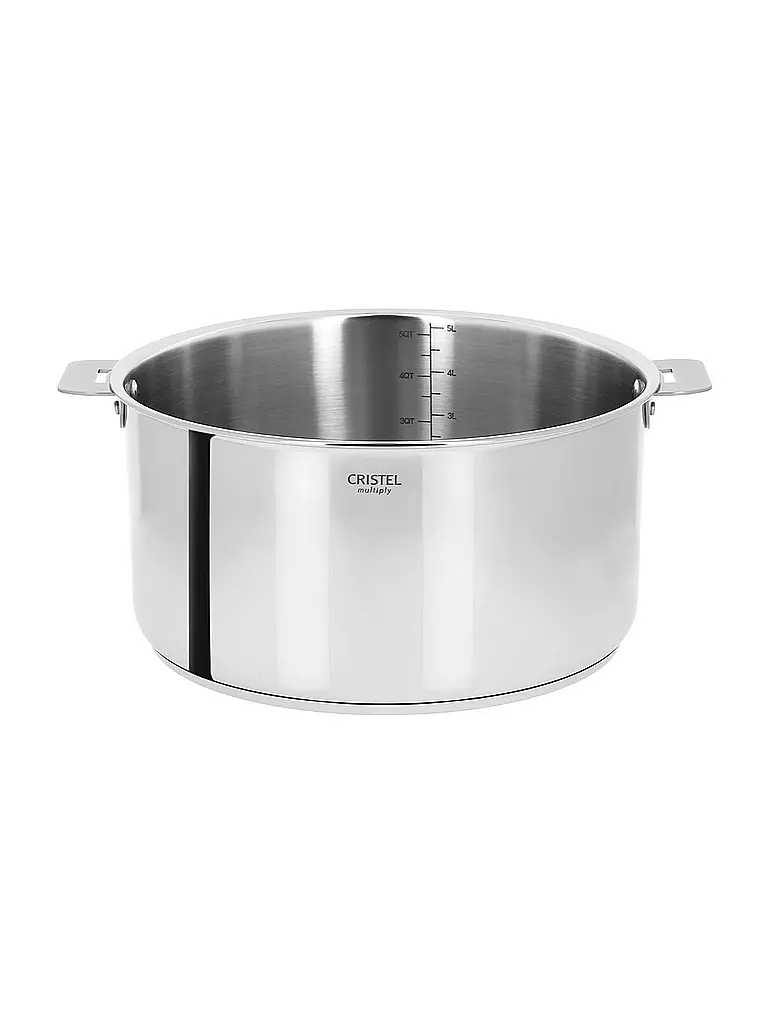 CRISTEL FRANCE | Casseruola CASTELINE in acciaio inox 16 cm/1,7 l | Argento