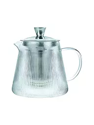 CRISTEL FRANCE | Teiera DARJEELING con filtro svitabile 1,2 l vetro / acciaio inox | Trasparente