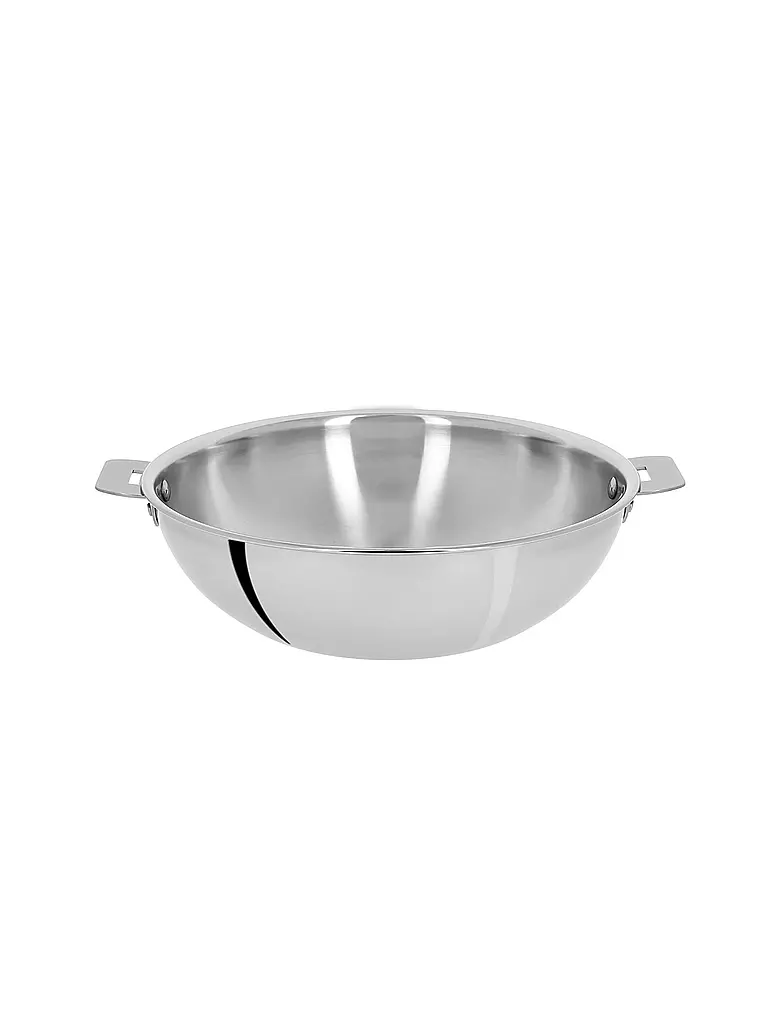 CRISTEL FRANCE | Wok 24 cm CASTELINE in acciaio inox | Argento