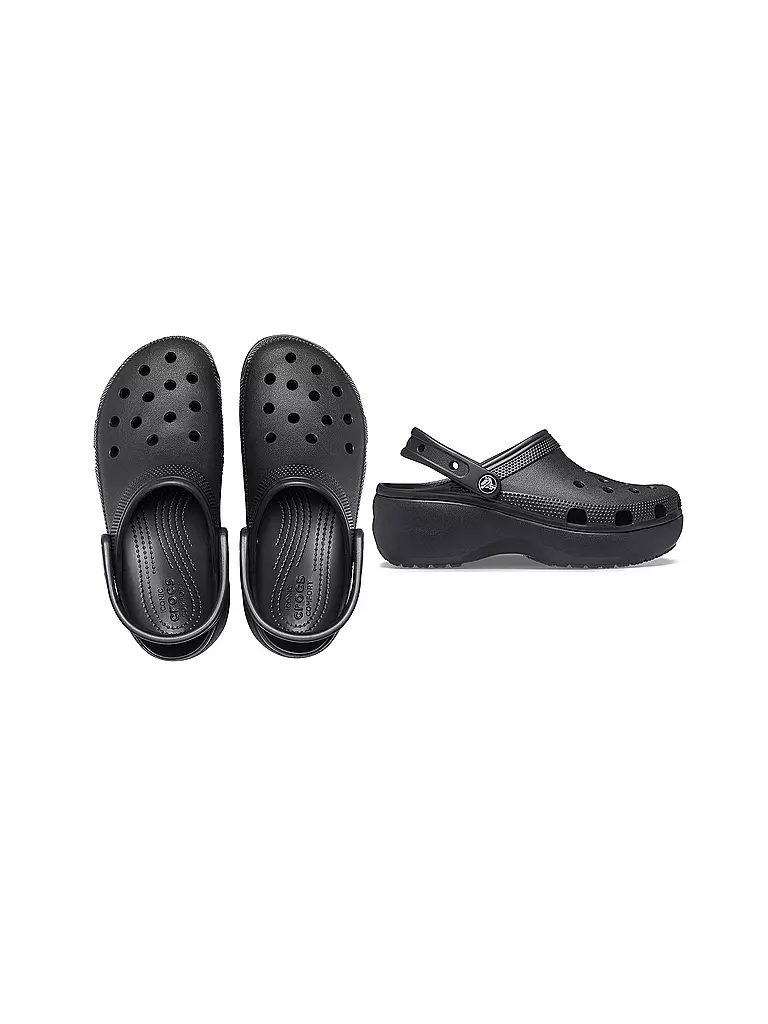 CROCS | Pantoletten CLASSIC PLATFORM CLOG | Nero