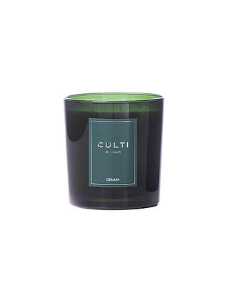 CULTI | Candela natalizia grande GEMMA verde, 550 g