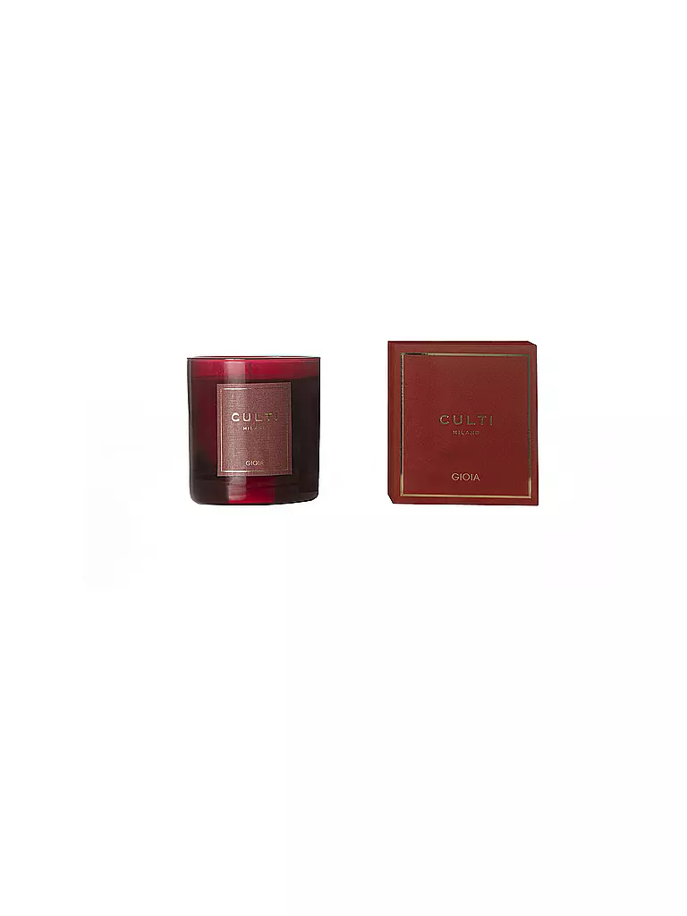 CULTI | Candela natalizia 270g piccola GIOIA Rossa | 