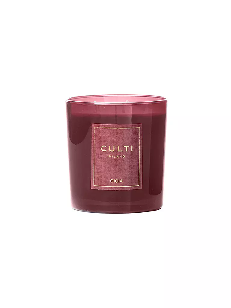 CULTI | Candela natalizia GIOIA 550g Rossa | Rosso scuro