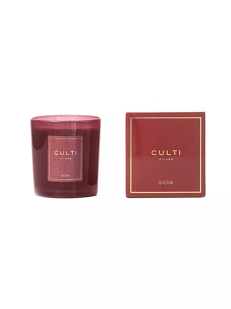 CULTI | Candela natalizia GIOIA 550g Rossa | 