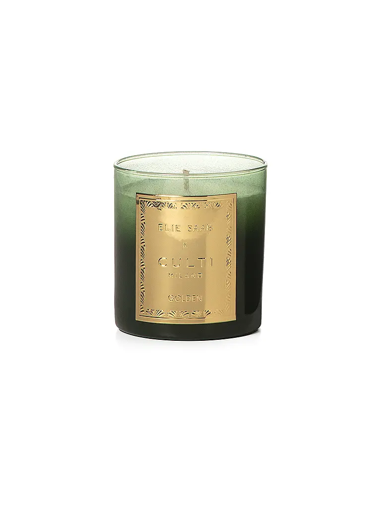 CULTI | Candela profumata Elie Saab x Culti Milano 270g Golden | Verde scuro