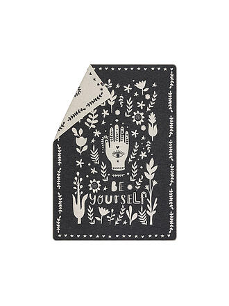 DAVID FUSSENEGGER | Wohndecke - Plaid SILVRETTA 140x200cm Be Yourself Antracite