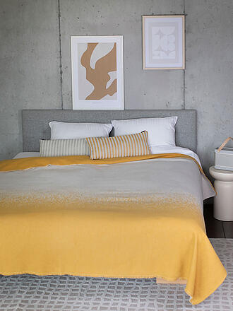 DAVID FUSSENEGGER | Coperta LUCA sfumata 220/240cm Giallo chiaro