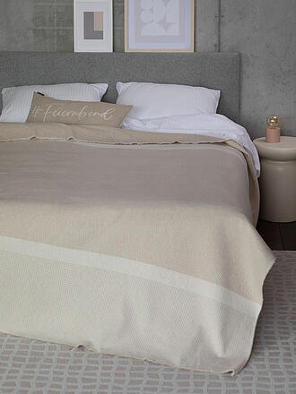 DAVID FUSSENEGGER | Coperta da salotto - Plaid 220x240cm LUCA Naturale