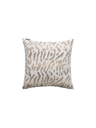 DAVID FUSSENEGGER | Fodera per cuscino SILVRETTA Leopardo delle nevi 50x50cm Bianco