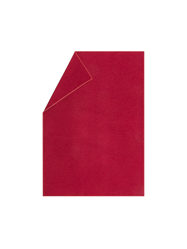 Flanella con punto decorativo 140x200cm (Rosso) rosso