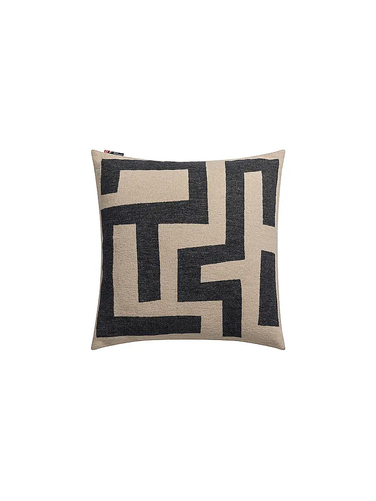 DAVID FUSSENEGGER | Federa per cuscino SILVRETTA 50x50cm Labyrinth Natur | Beige