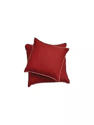 DAVID FUSSENEGGER | Copricuscino "Sylt" 40x40cm (Filz Mele) | Rosso