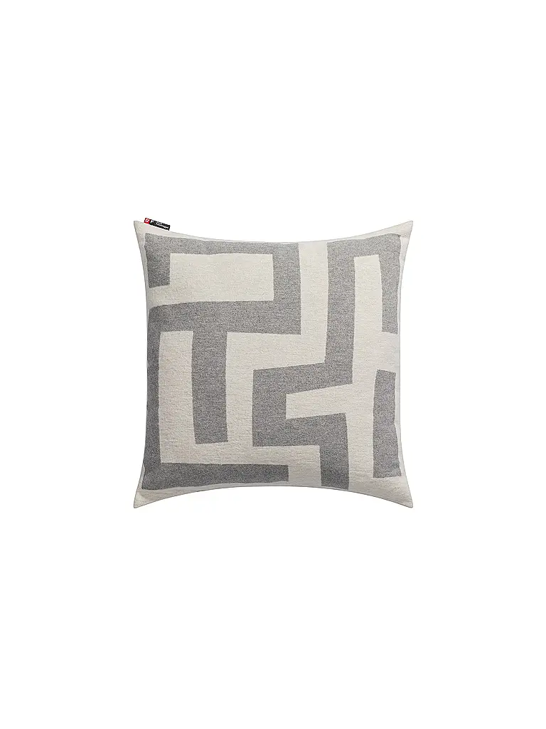 DAVID FUSSENEGGER | Fodera per cuscino SILVRETTA 50x50cm Labyrinth Grigio | Grigio