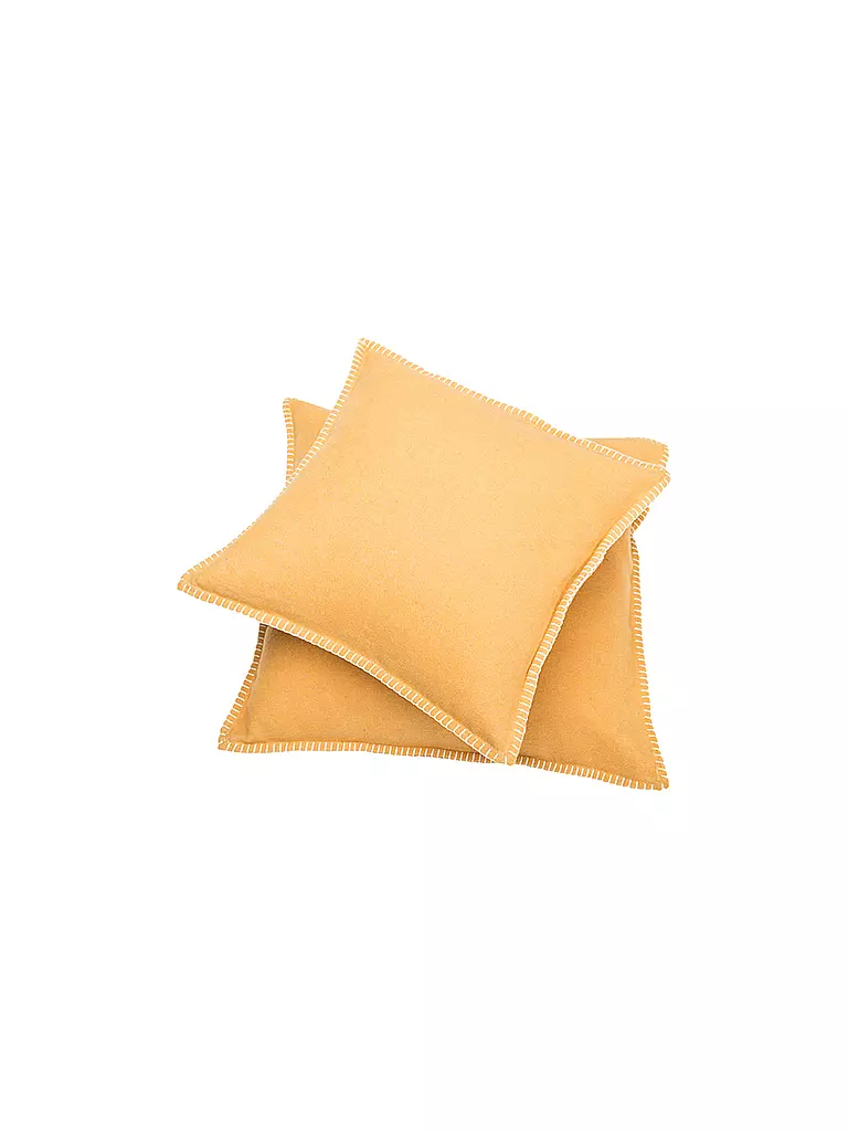 DAVID FUSSENEGGER | Kissenhülle "Sylt" 50x50cm (Arancione) | Giallo
