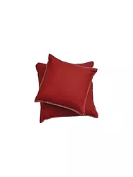 DAVID FUSSENEGGER | Kissenhülle "Sylt" 50x50cm (Arancione) | Rosso