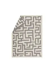 DAVID FUSSENEGGER | Wohndecke - Plaid LUCA 140x200cm Labyrinth Natur | Grigio