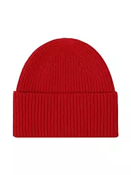 DAVIDA | Kaschmirmütze - Haube  | Rosso