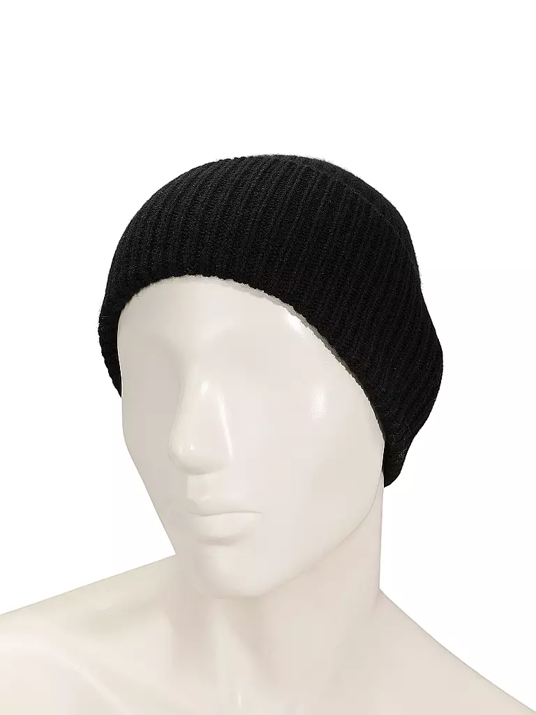 DAVIDA | Kaschmirmütze - Haube  | Nero