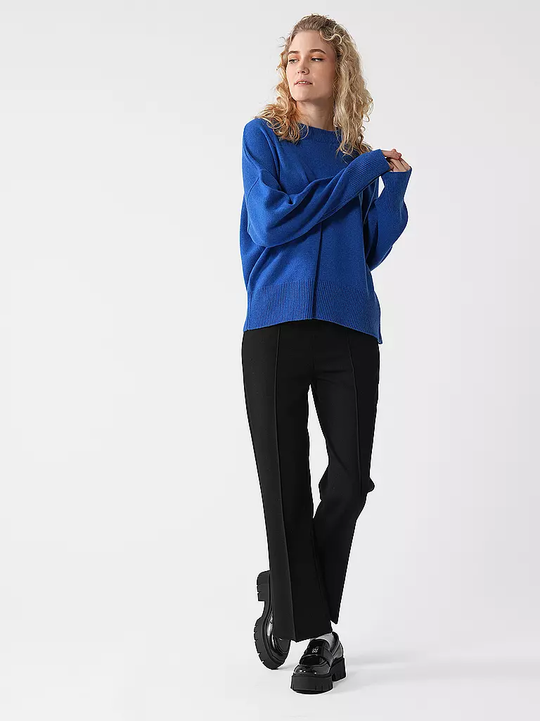 DAVIDA | Kaschmirpullover | Blu scuro