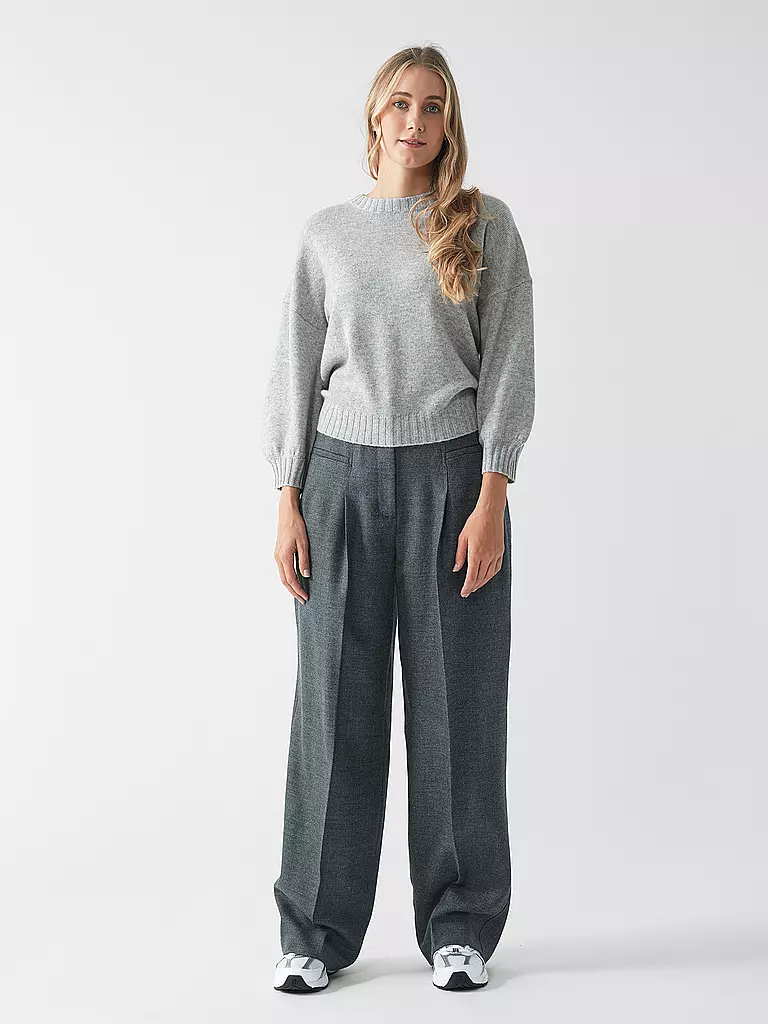 DAVIDA | Kaschmirpullover | Grigio chiaro