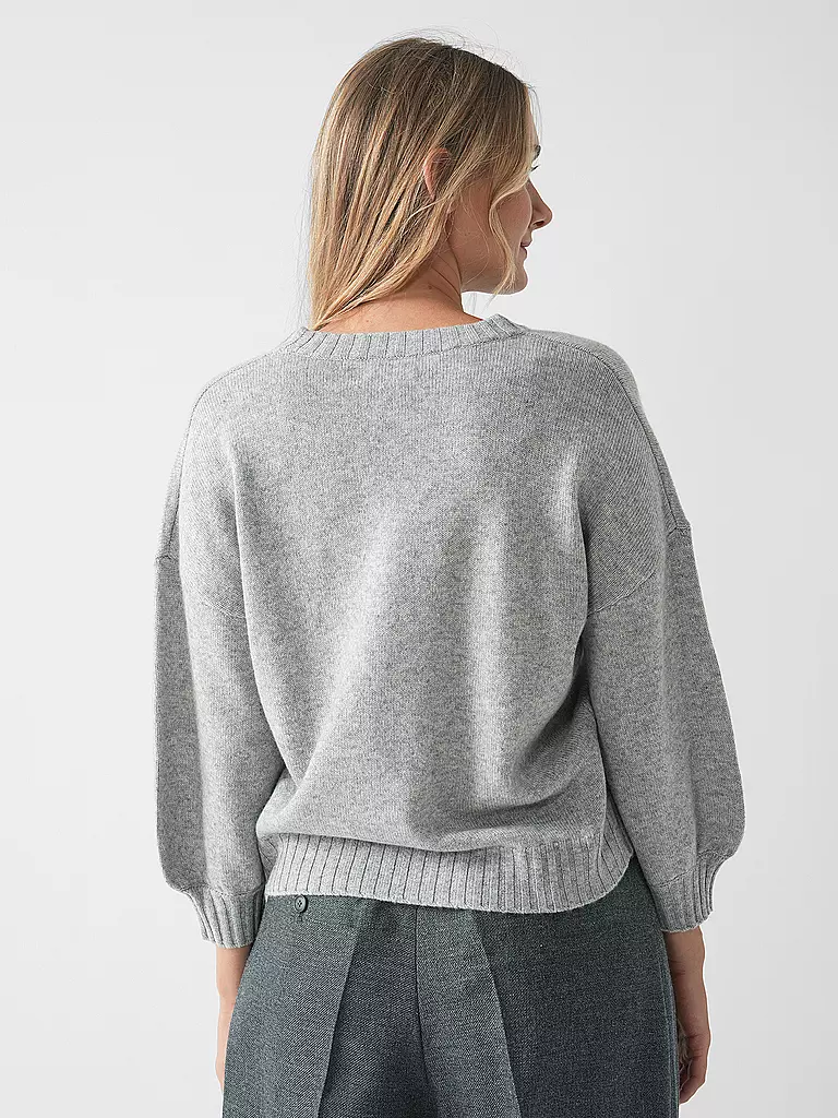 DAVIDA | Kaschmirpullover | Grigio chiaro
