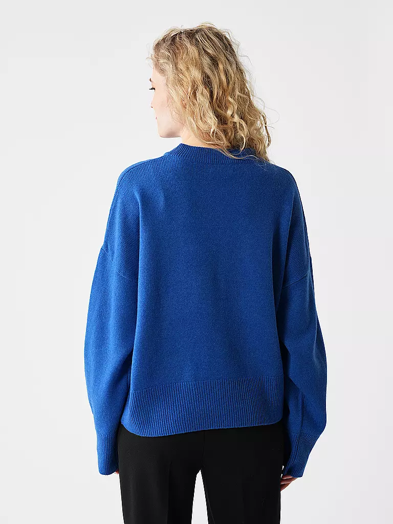 DAVIDA | Kaschmirpullover | Blu scuro