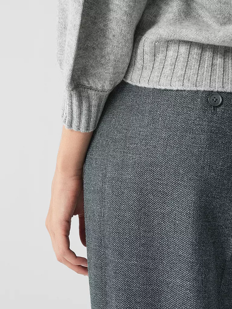 DAVIDA | Kaschmirpullover | Grigio chiaro