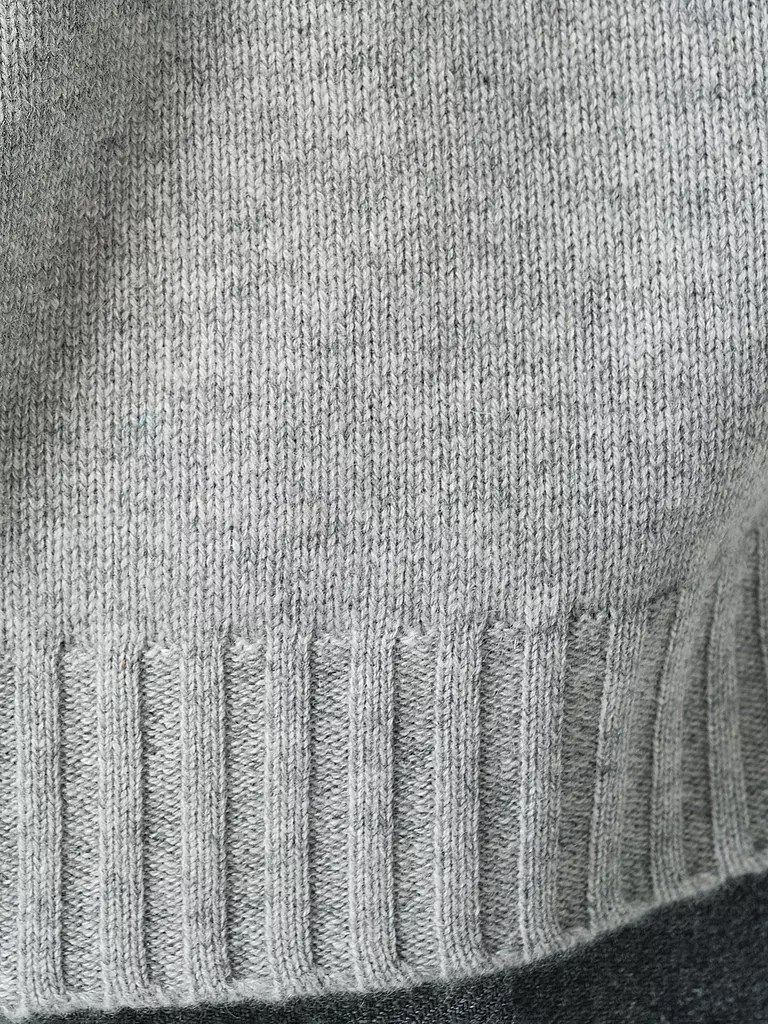 DAVIDA | Kaschmirpullover | Grigio chiaro