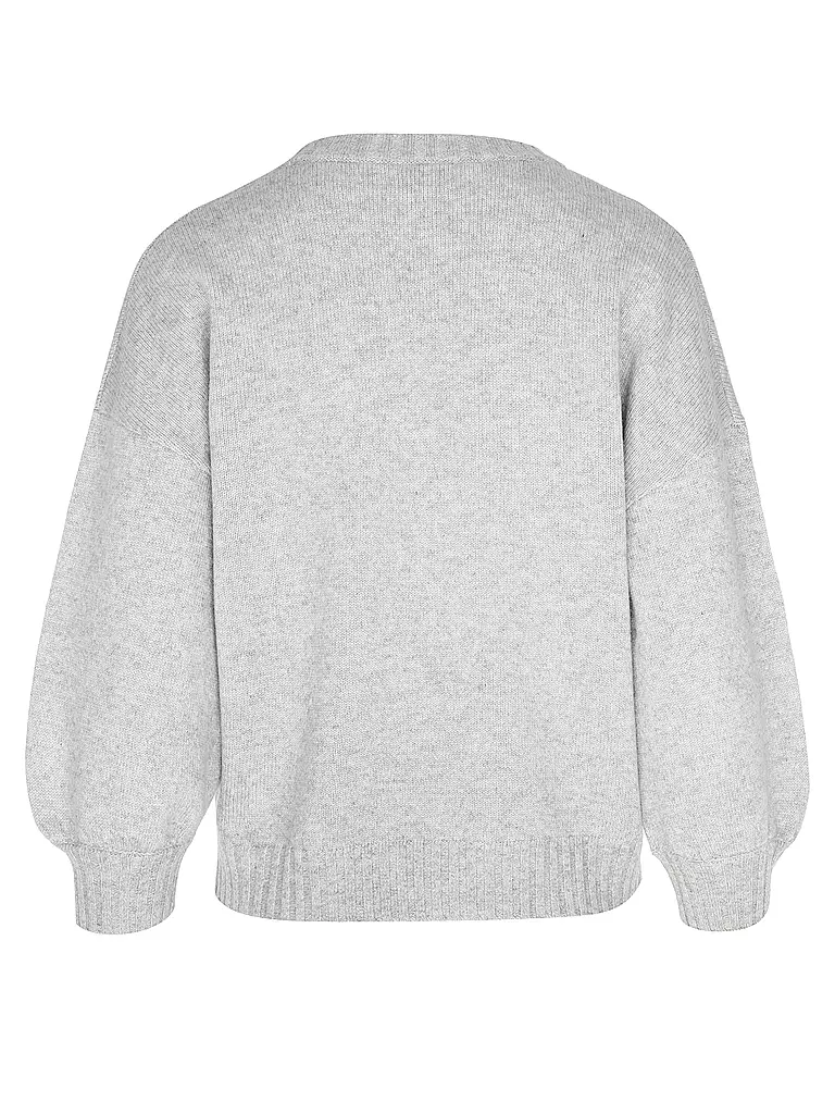 DAVIDA | Kaschmirpullover | Grigio chiaro