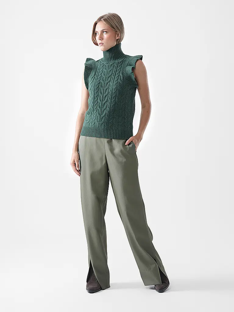 DAVIDA | Kaschmirpullunder | Verde