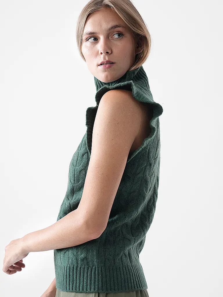 DAVIDA | Kaschmirpullunder | Verde