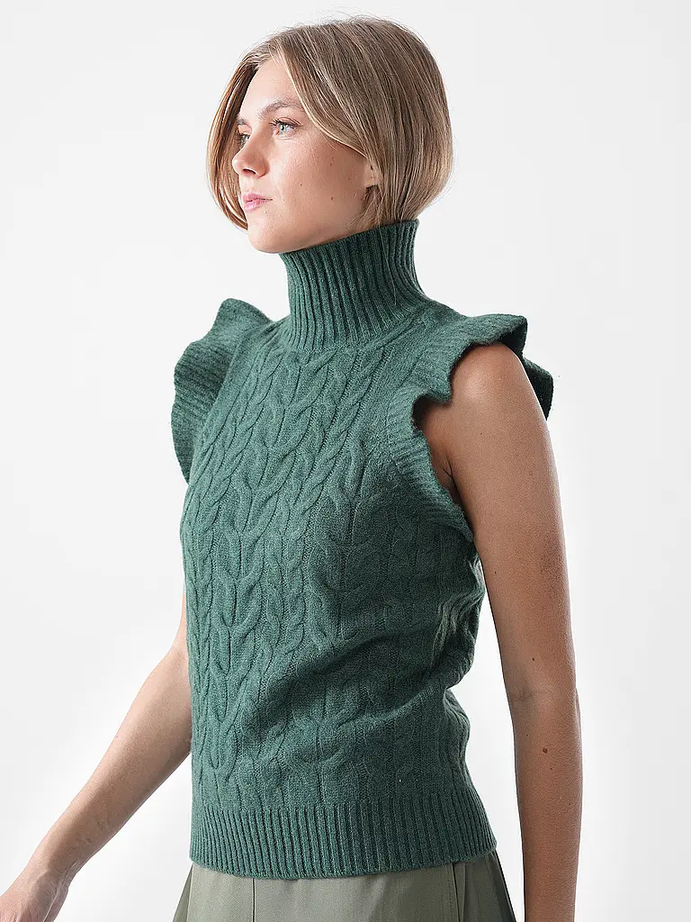 DAVIDA | Kaschmirpullunder | Verde