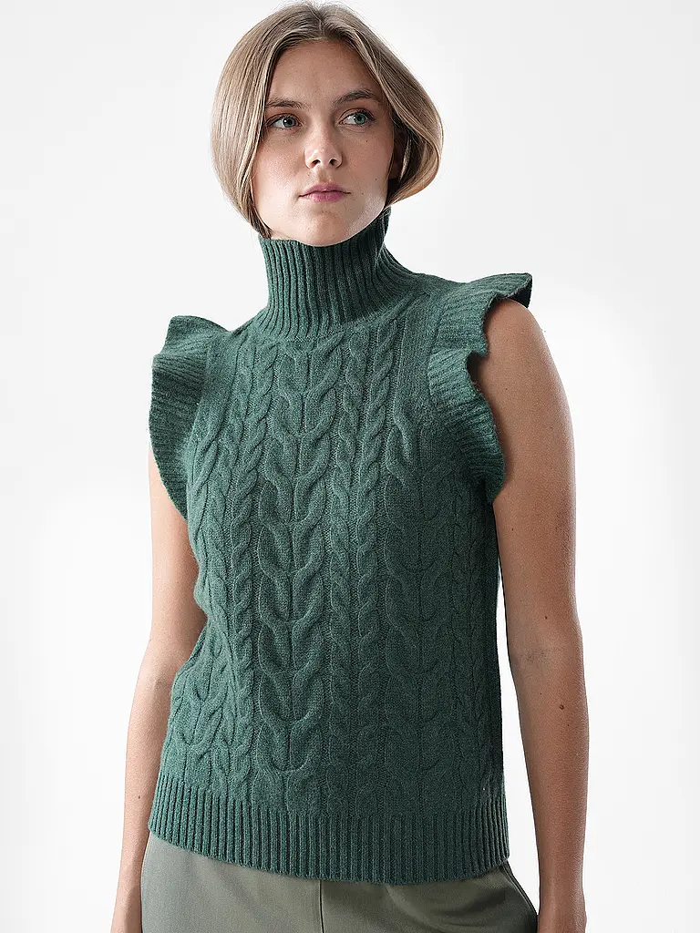DAVIDA | Kaschmirpullunder | Verde