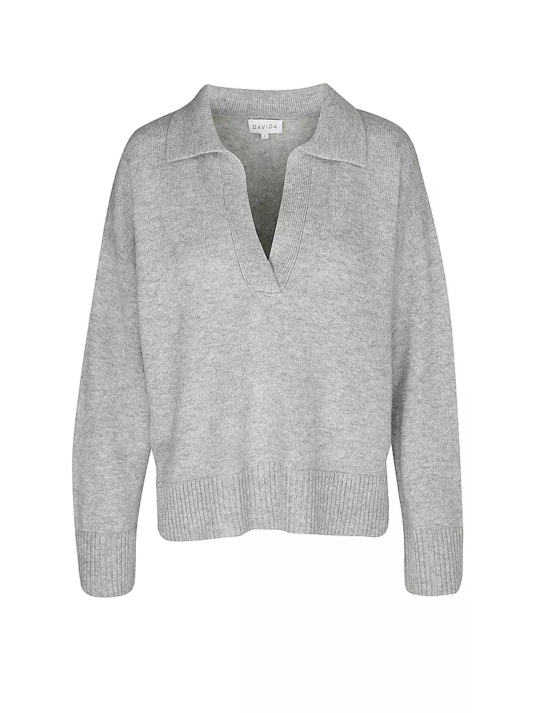 DAVIDA | Pullover in cashmere | Grigio chiaro