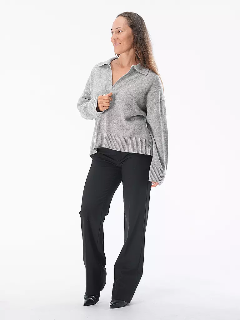 DAVIDA | Pullover in cashmere | Grigio chiaro
