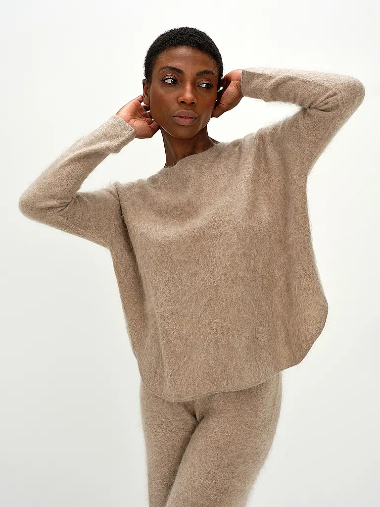 DAVIDA | Pullover in cashmere | Beige