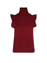 DAVIDA | Kaschmirpullunder | Rosso